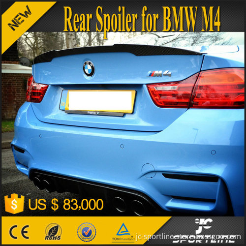 ML F80 F82 M4 Rear Trunk Spoiler Lip Carbon Fiber for BMW F80 F82 M3 2015